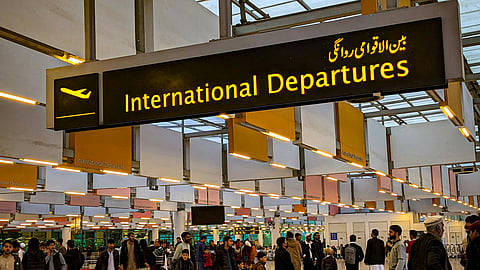 Islamabad International Airport, Pakistan. 