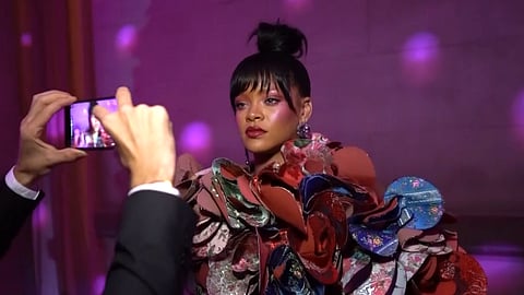 Rihanna at the Met Gala in 2017.