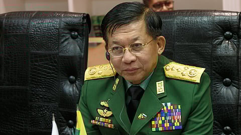 Min Aung Hlaing in 2019.