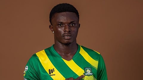 Dominic Frimpong was killed in an armed attack on his team’s bus after a league match.