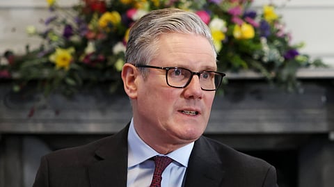 Prime Minister Keir Starmer attends a business roundtable with Micheál Martin, Taoiseach during the UK-Ireland Summit in Cork. 