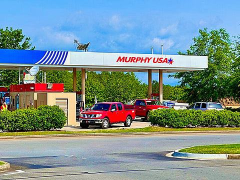 A Murphy USA gas station in East Ellijay, Georgia, in 2023
