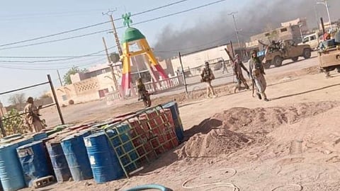 FLA+JNIM in the center of Kidal, Mali.