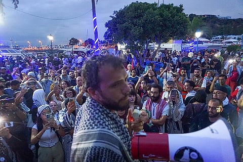 Thiago Ávila, one of the Global Sumud Flotilla volunteers detained in Israel.