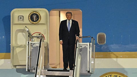 President Donald Trump's arrived in Beijing, marking the start of his state visit to China from May 13-15 at the invitation of President Xi Jinping.