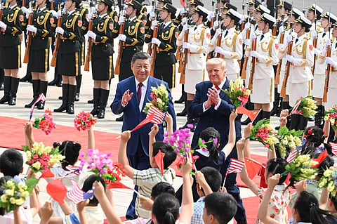 Welcome ceremony President Xi Jinping hosted for U.S. President Donald Trump, Beijing, May 14, 2026