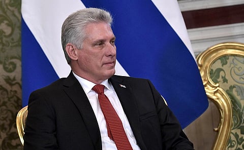 Cuban President Miguel Díaz-Canel in 2018.