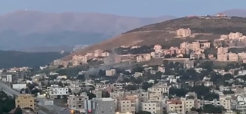  Israeli strikes on the town of Kfar Roummane, southern Lebanon, 3 June 2026.