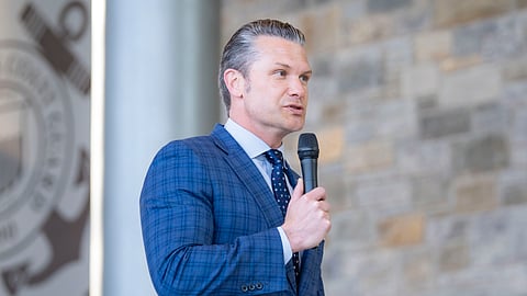 U.S. Secretary of War Pete Hegseth on May 19, 2026.