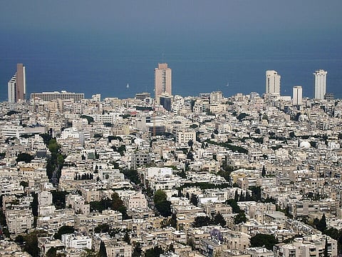 The city of Tel-Aviv.