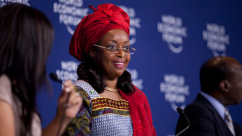 Diezani K. Alison-Madueke captured during Women as Africa's Way Forward Session at the World Economic Forum on Africa held in Addis Ababa, Ethiopia, 9-11 May, 2012.