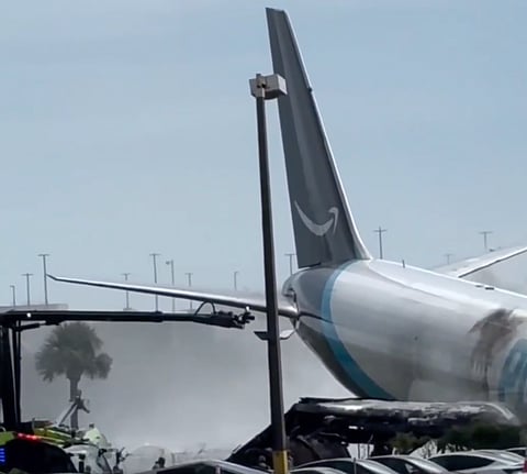 Federal Investigators Probe Amazon Cargo Jet’s Deadly Miami Runway Crash