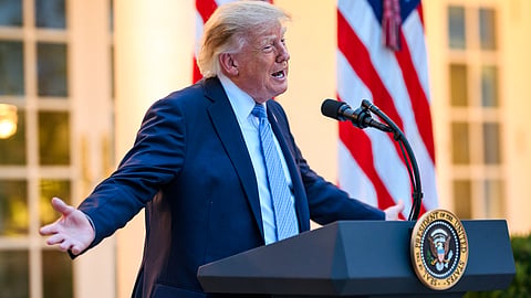 President Donald J. Trump hosts a Rose Garden Dinner for America’s hunters and fishermen while announcing new Executive Orders, Thursday, September 17, 2026. 