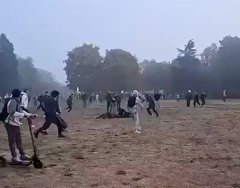 Scenes from France school protests / Image for illustrative purposes.
