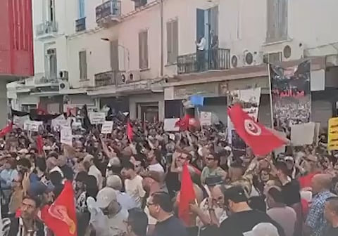 Thousands Stage Biggest Protest in Years Against Tunisia's President Saied