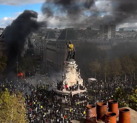 Mass Protests in France Spiral Into Worst Riots in Years, 1,200 Arrested
