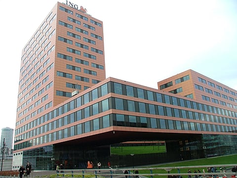 Hoofdkantoor ING Nederland locatie Amsterdam