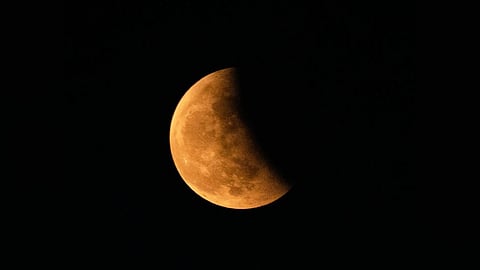 Lunar Eclipse as seen from Patna (Bihar)