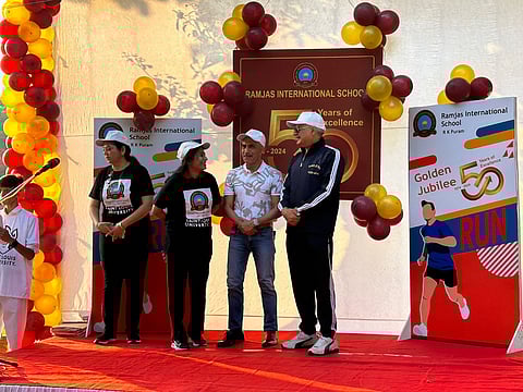 Ramjas International School Enters 'Golden Jubilee Year' With 'Run For Health'