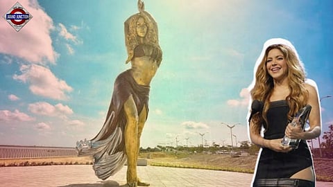 Shakira Statue's Plaque Attracts Internet's Attention. Here's Why