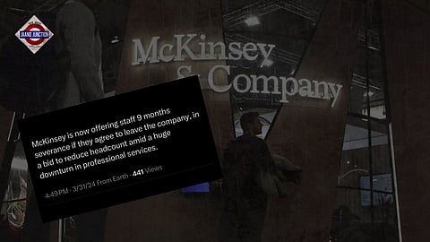 McKinsey offers staff full pay for 9 months to leave company