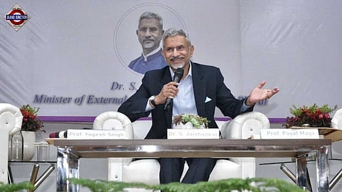 External Affairs Minister S Jaishankar was attending an interactive session at Delhi's Hansraj College.