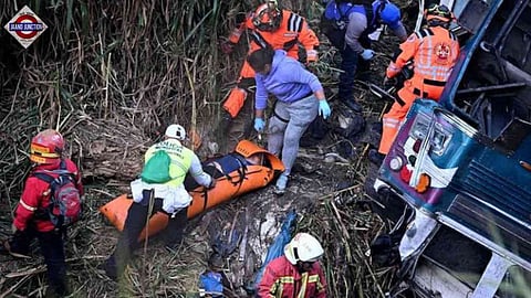 More than 30 people died, several injured in a bus accident in Guatemala.