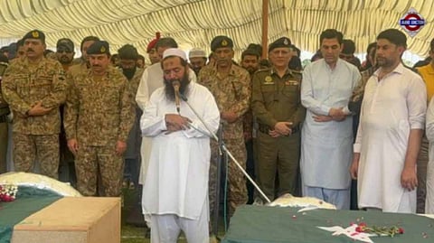 Watch: LeT terrorist, Pak army attend funeral after India's strike on terror camps