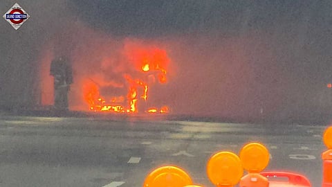 Fire near BWI Airport