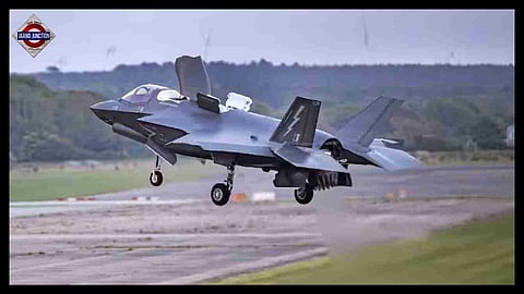 British F-35 Fighter Jet Makes Emergency Landing in Thiruvananthapuram.