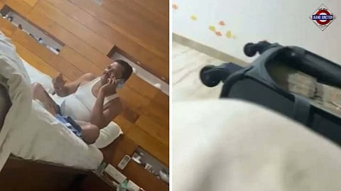 Maharashtra Minister Sanjay Shirsat Caught on Camera with Cash Bag Day After Income Tax Notice