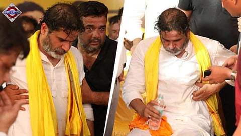 Prashant Kishor sustained a minor rib injury after being hit by a vehicle during a Jan Suraaj event in Ara.