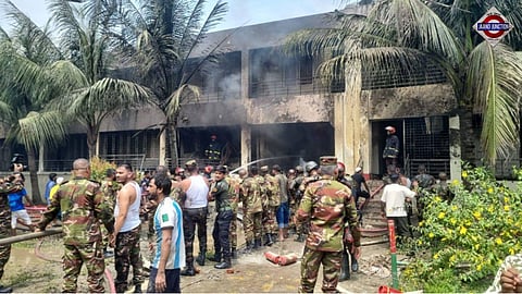 Bangladesh Air Force Jet Crashes into Dhaka School: 1 Dead, Over 100 Injured