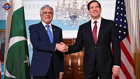 US Secretary of State Marco Rubio meets Pakistan’s Foreign Minister Ishaq Dar in Washington.