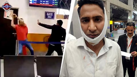 Army officer attacked SpiceJet staff at Srinagar Airport. 