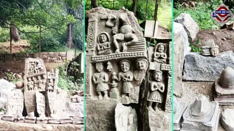 1400-Year-Old Hindu Idols and Shivlings Found at Ancient Spring in Kashmir