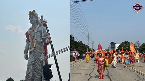 कनाडा में विराजे मर्यादा पुरुषोत्तम श्रीराम: उत्तरी अमेरिका की सबसे ऊंची प्रतिमा का हुआ भव्य अनावरण
