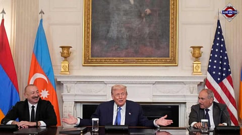 Azerbaijan and Armenia signed a U.S.-brokered peace agreement in Trump’s presence