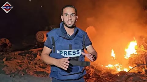 Anas Al Sharif was among a group of five Al Jazeera journalists killed. 