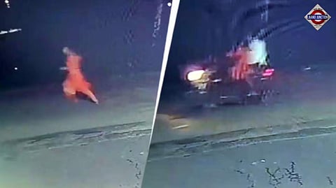 Balrampur Shock: CCTV Captures Specially-Abled Woman Running for Life as Bikers Chase and Gang-Rape Her Near Police Post