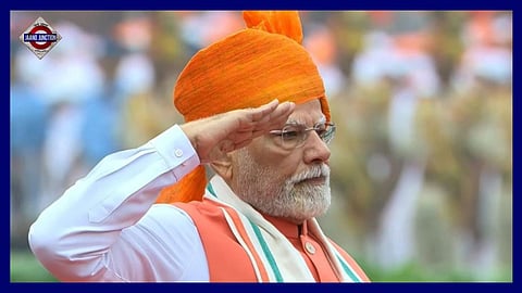 Prime Minister Narendra Modi on Independence Day.