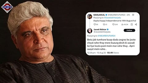 Javed Akhtar gives epic reply to troll insinuating he should celebrate Pakistan’s Independence Day