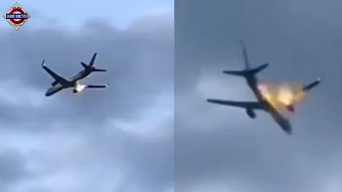 Germany-Bound Flight Catches Fire Mid-Air