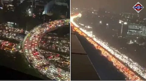 Kms-Long Jam, 200 Distress Calls: Heavy Rain Floods Streets, Triggers Traffic Woes In Gurugram