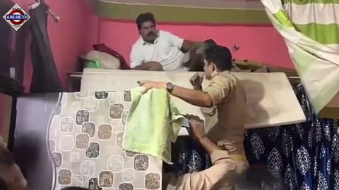 Kaish Khan arrest video's screengrab