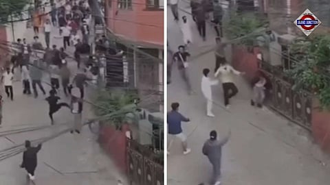 Nepal's Finance Minister Bishnu Prasad Paudel Chased And Thrashed By Protesters