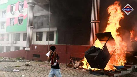 Former Nepal PM's wife dies of burns after protesters set their house on fire