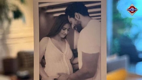 Katrina Kaif and Vicky Kaushal announce pregnancy with a baby bump pic