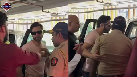 A video shows Varun Dhawan calmly handling a complaint about his driver.