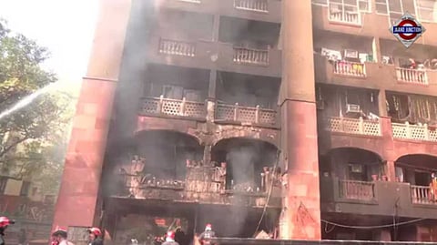 Major fire breaks out at MPs' quarters near Parliament, blame game erupts